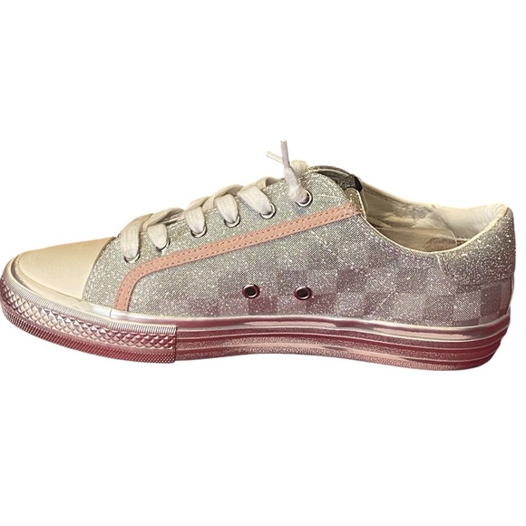 Vintage Havana Alive 19 Silver Checkered Multi Sneakers Womens Shoe Size 8.5 New - Picture 3 of 13